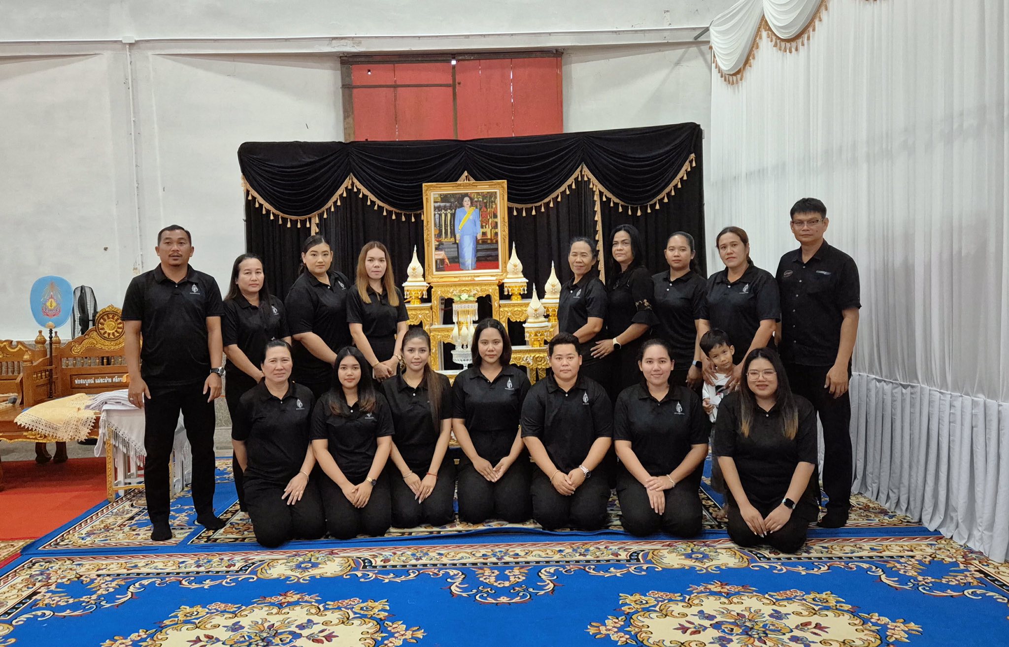 พิธีบำเพ็ญกุศลสวดธรรมคาถา (พระอภิธรรม) เพื่ออุทิศถวายพระราชกุศล สมเด็จพระนางเจ้าสิริกิติ์ พระบรมราชินีนาถ พระบรมราชชนนีพันปีหลวง
